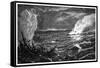 The Destruction of the Caroline, 1837-null-Framed Stretched Canvas
