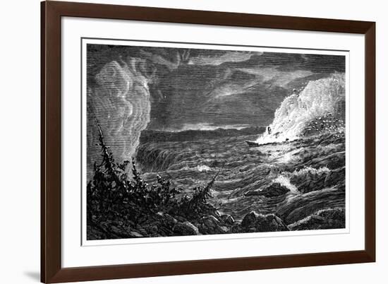 The Destruction of the Caroline, 1837-null-Framed Giclee Print