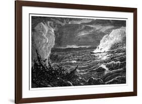 The Destruction of the Caroline, 1837-null-Framed Giclee Print