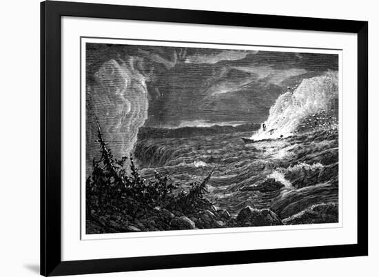 The Destruction of the Caroline, 1837-null-Framed Giclee Print