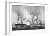 The Destruction of the Chinese War Junk in Anson's Bay, 7 January 1841-George Greatbatch-Framed Giclee Print