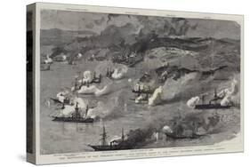 The Destruction of the Foochow Arsenal and Chinese Fleet by the French Squadron under Admiral Courb-Joseph Nash-Stretched Canvas