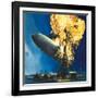 The Destruction of the Hindenburg-null-Framed Giclee Print