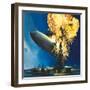 The Destruction of the Hindenburg-null-Framed Giclee Print