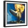 The Destruction of the Hindenburg-null-Framed Giclee Print