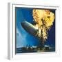 The Destruction of the Hindenburg-null-Framed Giclee Print