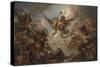 The Destruction of the Palace of Armida, 1737 (Oil on Canvas)-Charles Antoine Coypel-Stretched Canvas