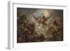 The Destruction of the Palace of Armida, 1737 (Oil on Canvas)-Charles Antoine Coypel-Framed Giclee Print