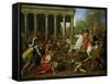 The Destruction of the Temples in Jerusalem by Titus, circa 1638/39-Nicolas Poussin-Framed Stretched Canvas