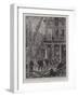 The Destruction of the Theatre Francais by Fire, the Work of Rescue-Henri Lanos-Framed Giclee Print