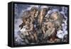 The, Detail Last Judgement-Michelangelo Buonarroti-Framed Stretched Canvas