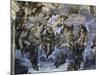 The, Detail Last Judgement-Michelangelo Buonarroti-Mounted Giclee Print