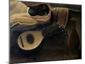 The, Detail Sleeping Gypsy-Henri Rousseau-Mounted Giclee Print