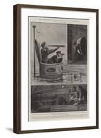 The Development in the Construction of Submarines-Paul Frenzeny-Framed Giclee Print