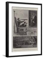 The Development in the Construction of Submarines-Paul Frenzeny-Framed Giclee Print