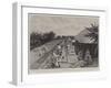 The Development of British East Africa, Native Volunteers Building a Fort at Machakos-Joseph Nash-Framed Giclee Print