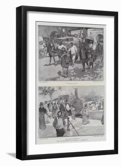 The Development of China, a Contrast-Frank Craig-Framed Giclee Print