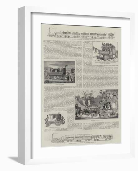 The Development of Railways in England-null-Framed Giclee Print