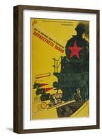 The Development of Transportation, the Five-Year Plan, 1929-Gustav Klutsis-Framed Giclee Print