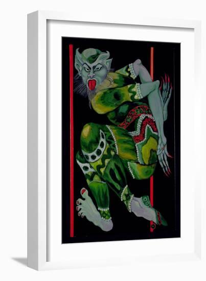 The Devil, after Bakst (Part I), 1992-Laila Shawa-Framed Giclee Print