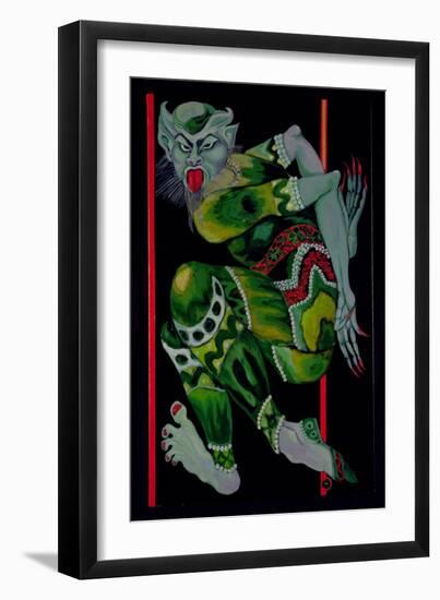 The Devil, after Bakst (Part I), 1992-Laila Shawa-Framed Premium Giclee Print