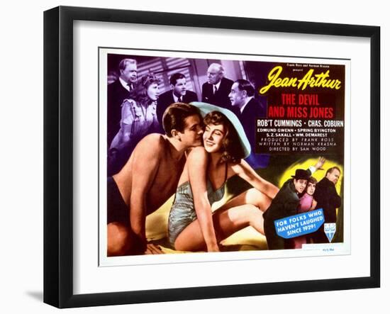 The Devil and Miss Jones - Lobby Card Reproduction-null-Framed Photo