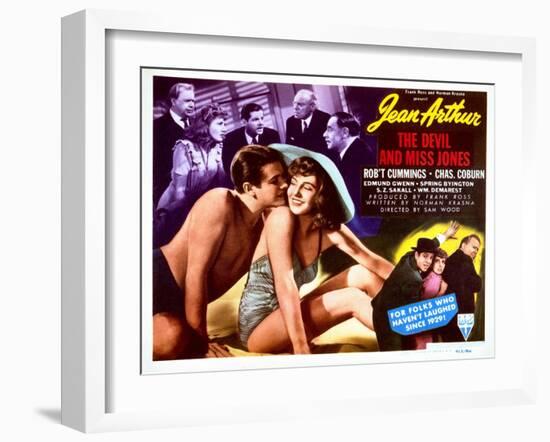 The Devil and Miss Jones - Lobby Card Reproduction-null-Framed Photo