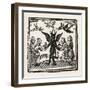 The Devil Dances with Four of His Worshippers While Demons Cavort Over Their Heads-null-Framed Art Print