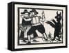 The Devil Frightens a Countryman and His Wife-null-Framed Stretched Canvas