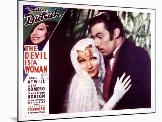 The Devil Is a Woman - Lobby Card Reproduction-null-Mounted Photo