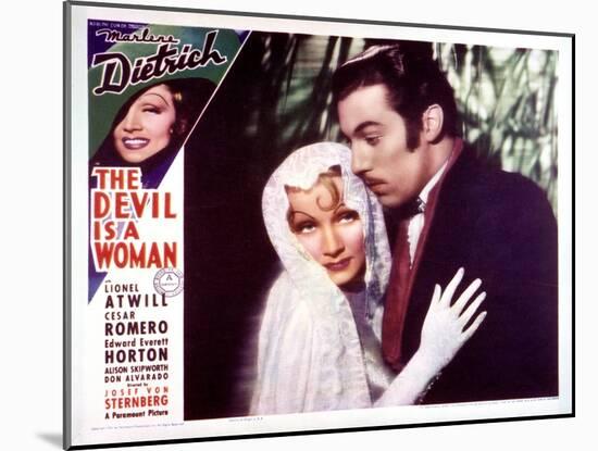 The Devil Is a Woman - Lobby Card Reproduction-null-Mounted Photo