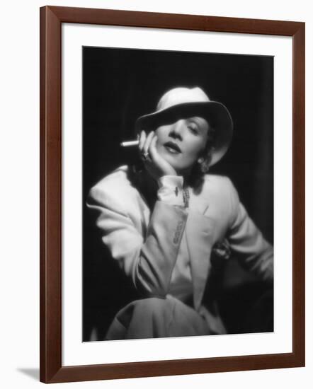 The Devil Is a Woman, Marlene Dietrich, Directed by Josef Von Sternberg, 1935-null-Framed Photographic Print