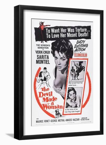 The Devil Made a Woman, (Aka a Girl Against Napoleon, Aka Carmen La De Ronda), Sara Montiel, 1959-null-Framed Art Print