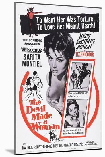 The Devil Made a Woman, (Aka a Girl Against Napoleon, Aka Carmen La De Ronda), Sara Montiel, 1959-null-Mounted Art Print