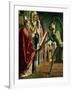 The Devil Presenting St Augustin with the Book of Vices, C1455-1498-Michael Pacher-Framed Giclee Print