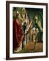 The Devil Presenting St Augustin with the Book of Vices, C1455-1498-Michael Pacher-Framed Giclee Print