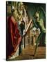 The Devil Presenting St Augustin with the Book of Vices, C1455-1498-Michael Pacher-Stretched Canvas