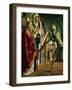 The Devil Presenting St Augustin with the Book of Vices, C1455-1498-Michael Pacher-Framed Giclee Print