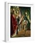 The Devil Presenting St Augustin with the Book of Vices, C1455-1498-Michael Pacher-Framed Giclee Print