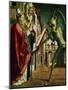 The Devil Presenting St Augustin with the Book of Vices, C1455-1498-Michael Pacher-Mounted Giclee Print