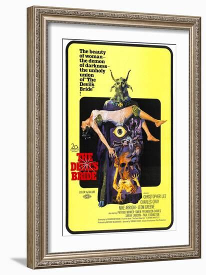 The Devil's Bride, (aka The Devil Rides Out), 1968-null-Framed Art Print