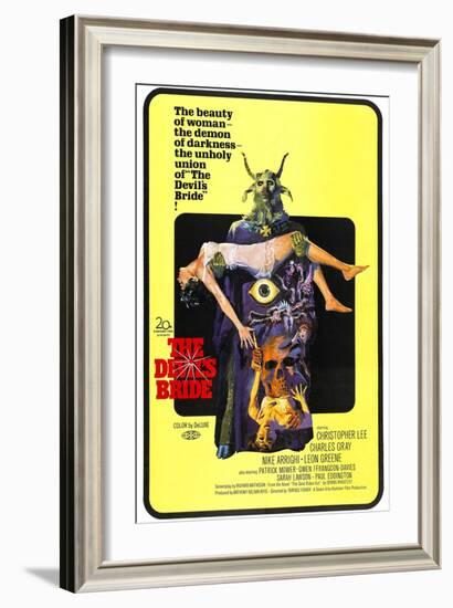 The Devil's Bride, (aka The Devil Rides Out), 1968-null-Framed Art Print