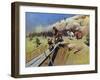 The Devil's Bridge, 1931-Mitrofan Borisovic Grekov-Framed Giclee Print