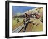 The Devil's Bridge, 1931-Mitrofan Borisovic Grekov-Framed Giclee Print