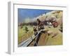 The Devil's Bridge, 1931-Mitrofan Borisovic Grekov-Framed Giclee Print