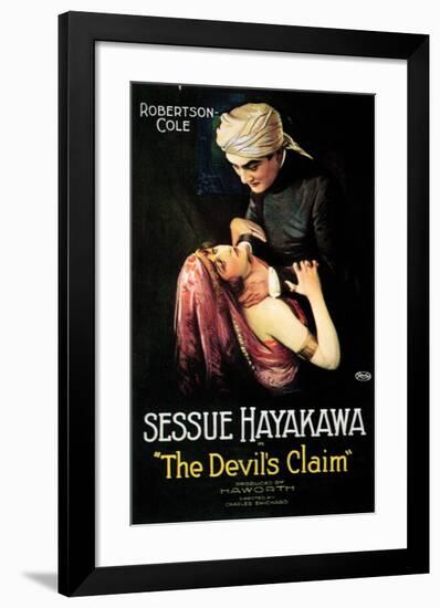 The Devil's Claim - 1920-null-Framed Giclee Print