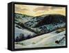 The Devil's Dyke in Winter, 1996-Robert Tyndall-Framed Stretched Canvas