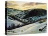 The Devil's Dyke in Winter, 1996-Robert Tyndall-Stretched Canvas