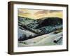 The Devil's Dyke in Winter, 1996-Robert Tyndall-Framed Giclee Print