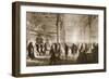 The Devil's Foundry: Will the Allies Destroy it on their Way to Berlin? a Smelting-Room at Krupps-null-Framed Giclee Print